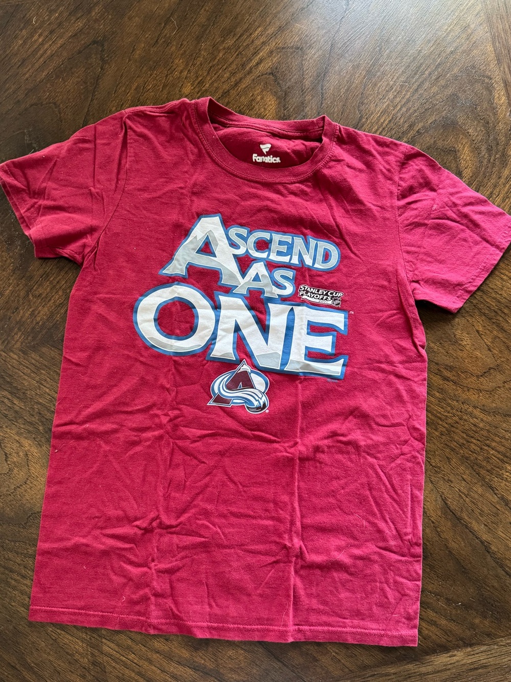 Fanatics Burgundy Colorado Avalanche 'Ascend As One' Graphic Tee